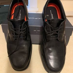 Rockport Blk men’s leather dress shoes size 10 W